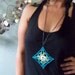 Multi Colored Granny Square Necklace