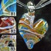 hand blown cremation glass jewelry urn remembrance keepsake necklace pendant human / pet ashes