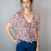 Soft and Slouchy Floral Crop Top