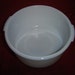 Vintage Antique Large Fire King Westinghouse Mixing Bowl Oven Ware Baking Milk Glass 1940s