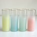 Vintage Pastel Ombre Fire King Tumblers