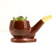 Vintage Ceramic Pipe Planter