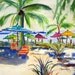 Caribbean Time Watercolor Print