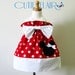 Reserved listing for Anita Kennedy (SweetAnnieK) Custom Boutique style Minnie Mouse Halter Dress Red Polka Dots - ON SALE-