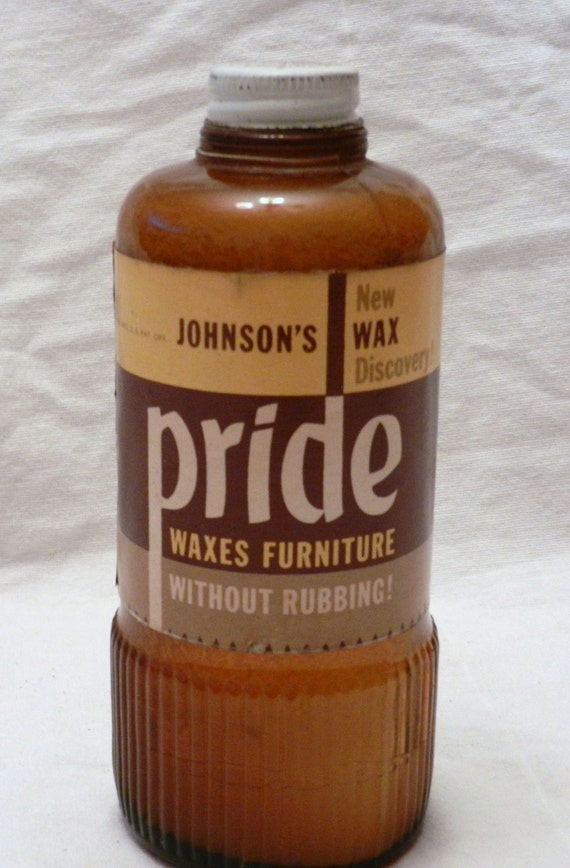 1957 Johnson Wax Pride furniture polish