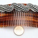 1950's Mexican Sterling Silver: Elegant signed LOS CASTILLOS hair comb, hair accessory, Taxco, Mexico, Mid Century