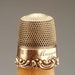 RESERVED for M GOLD Sewing Thimble c.1930's "Maggie"