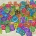 4mm Shiny Sol Gel Color Mixed Czech Glass Cube Beads 10 Grams (B286)
