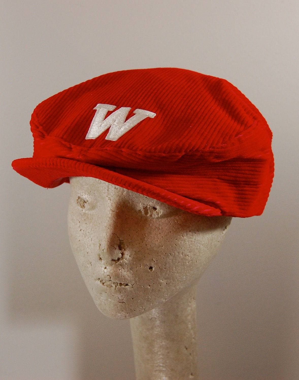 Vintage Wisconsin Corduroy Old Man Golf Hat