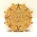 Brooch & Pendant MMA Museum Gold Aztec Calendar Interchangeable