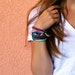 valentines day fashion bohemian silk ribbon wrap bracelet boho headband dyed ribbon necklace colorful jewelry festival fashion hippie style