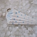 vintage barrette,blue umbrella with duck handle