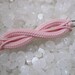 Beautiful vintage barrette soft pink twists SALE