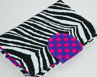 Kindle Cover - Kindle Fire HD cover - Zebra Dot eReader Cover - available all size eReaders