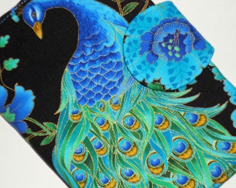 Paperwhite Kindle Case Cover Nook Tablet Case all sizes Peacock eReader Book Cover