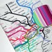 Kindle Fire HD Cover Kindle Touch Cover Nook Tablet Cover - Map of London eReader Cover