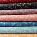 Beautiful Japanese Fabric - Dragonfly - 7 Fat Quarter Bundle Set - (12ki0219)