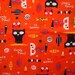 SALE Kawaii Japanese Fabric - Halloween Owl - Half Yard