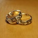 2 Celtic Braided Band Rings (Matching Pair)