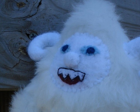 abominable snowman plush toy