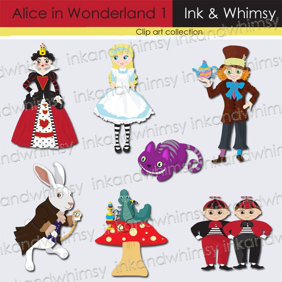 alice in wonderland cards clipart - photo #44