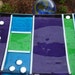 Summer Sale 25% Off Grape Lime Turquoise Modern Fused Glass Sushi Plate
