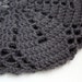 Crochet Slouchy Hat in Charcoal Grey