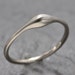 Wave Ring - 14k white gold