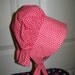 Baby Sun Bonnet prairie with soft calico fabric,childs costume
