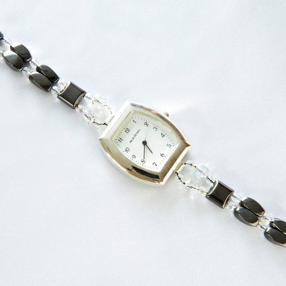 Large Watch Face with Therapy Band and Clasp