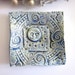 Moon and Stars Trinket Dish Handmade Pottery