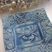 Ceramic Crab Dish Dark Blue Soap Dish Spoon Rest