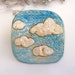 Cloud Plate Cloud Dish Tile Handmade Pottery Stoneware