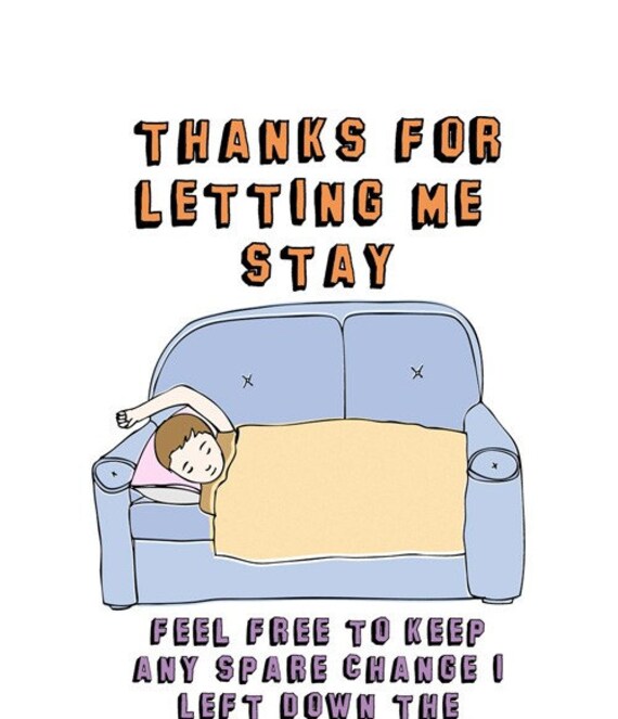 Beautiful 33 Thank You For Staying With Us Card