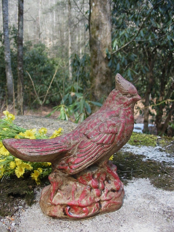 cardinal garden statues