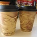 Hot cocoa, cocoa butter soap served in a cup