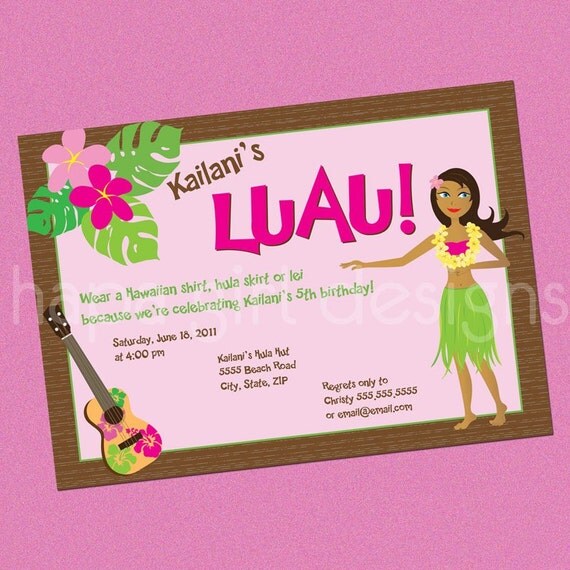 Unique Luau Invitations 10