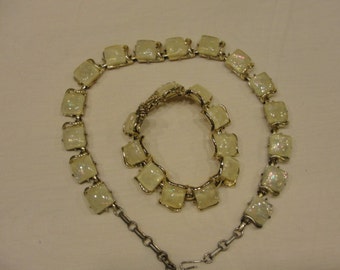 Vintage coro Thermoset necklace and bracelet