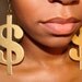 Dollar Sign Earrings