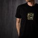 Brownie Camera Men's Photography Tee Shirt, Hand Printed Short Sleeve Sizes S-M-L-XL, Black, Grey, Army Green