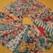 24 Best Aqua Vintage Feedsack Fabric Assortment for Quilts or Crafts 6" Squares Novelty
