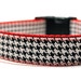 Houndstooth Dog Collar - 10 Colors to Choose From