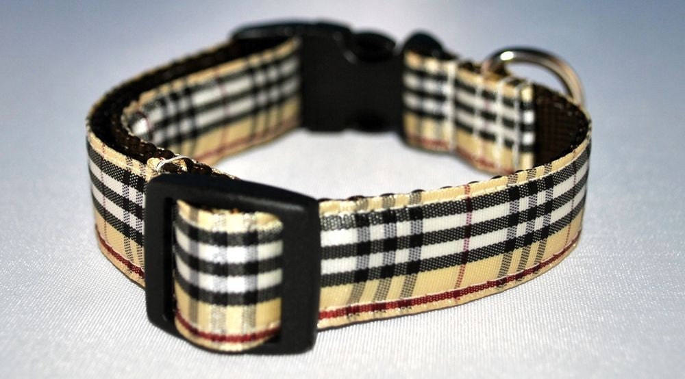 The Burberry Prep Dog Collar Small Last One