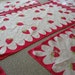 Darling Set of Strawberry Linen Napkins or Placemats