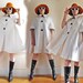 Super Mod 1960's Black and White Cape - Designer Quality