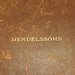 Vintage Mendelssohn Sheet Music