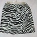 New black and white zebra print size 4t cotton skort