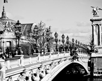 Paris Photography - Across the Seine, Black and White Paris Photography ...