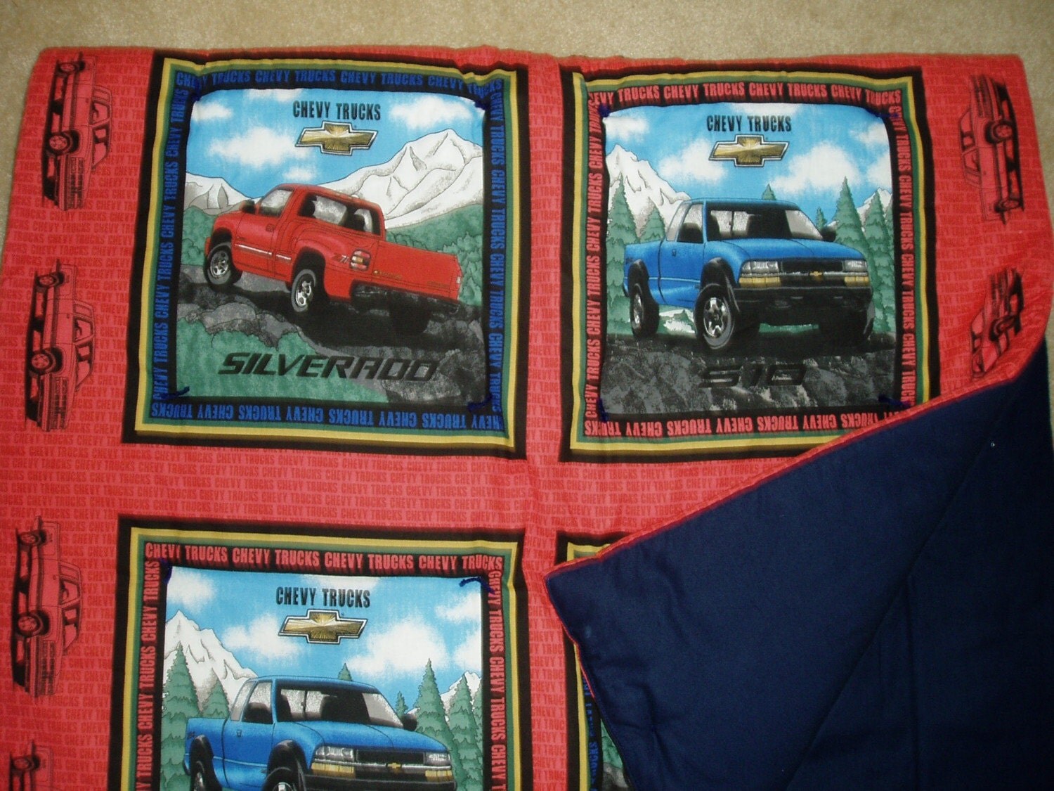 Chevy Truck Throw Quilt/Blanket