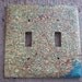 Texas Road Map Double Light Switch Plate Cover